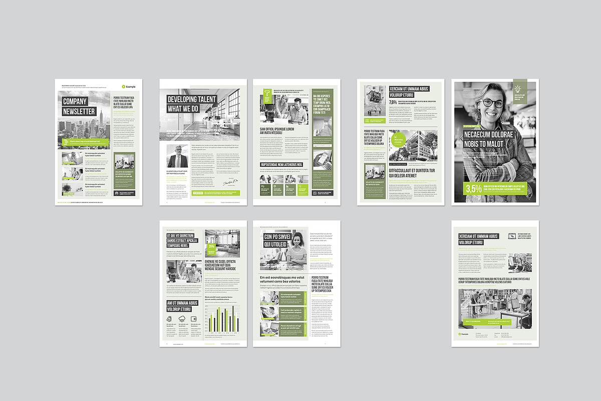 Newsletter, a Brochure Template by TypoEdition (Photo 4 of 4)