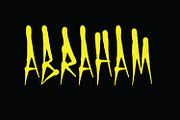 ABRAHAM TALL CAPS, a Sans Serif Font by Beau Hopps Design (Thumbnail 1 of 2)