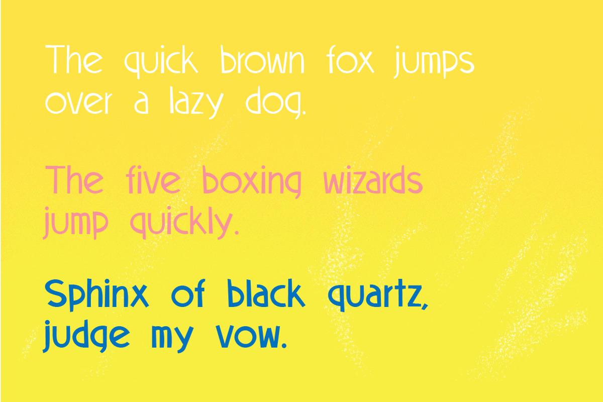 Toy Cartoon font preview 6