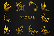 Golden Floral Corner V1, an Object Graphic by sekitarief (Thumbnail 1 of 3)