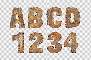 Rusty Metal Font, a Font by Handmadefont (Thumbnail 9 of 9)