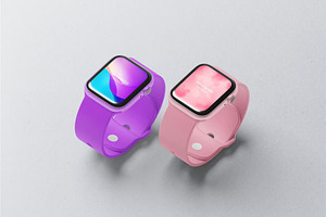 Smartwatch Mockup, a Wearable Device Mockup by Se٧enStudio