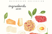 Rustic Italian Pizza Recipe Set, a Food Illustration by Sunshine Art (Thumbnail 2 of 10)