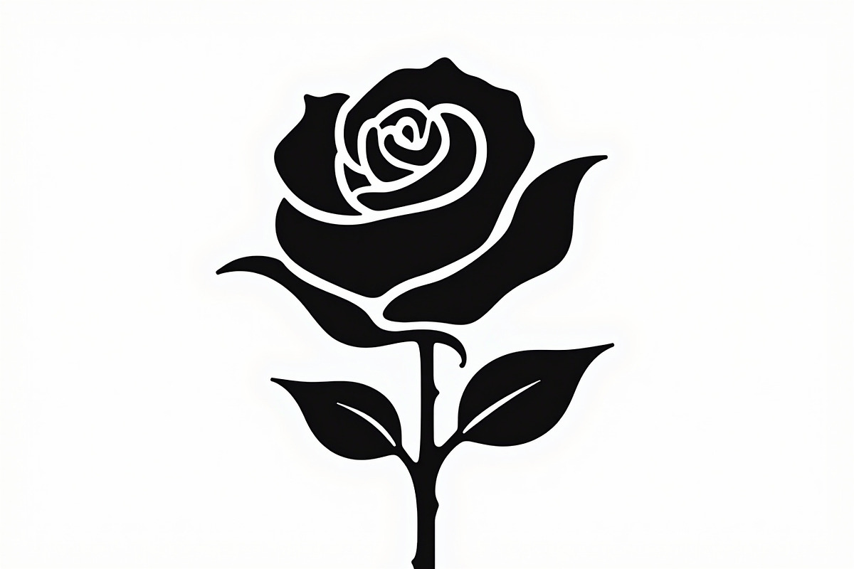 Rose Black Silhouette Decorative, an Illustration by Amazin_art (Photo 15 of 31)