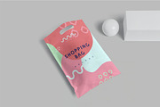 Rectangle Canvas Shopping Bag Mockup, a Packaging Mockup by megostudi0 (Thumbnail 2 of 7)