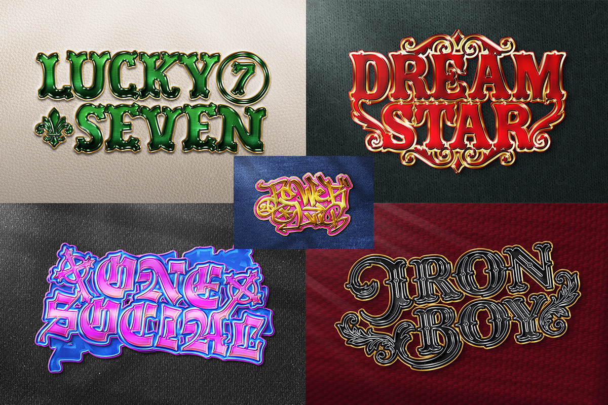 Enamel Pin Text Effects, a Layer Style Add-On by Matsero (Photo 3 of 4)