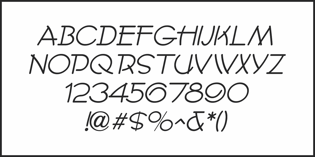 Nouveau Cartoon JNL, a Font by Jeff Levine Fonts (Photo 5 of 5)