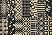Seamless Geometric Floral Patterns, a Pattern Graphic by Kokoshka (Thumbnail 3 of 4)