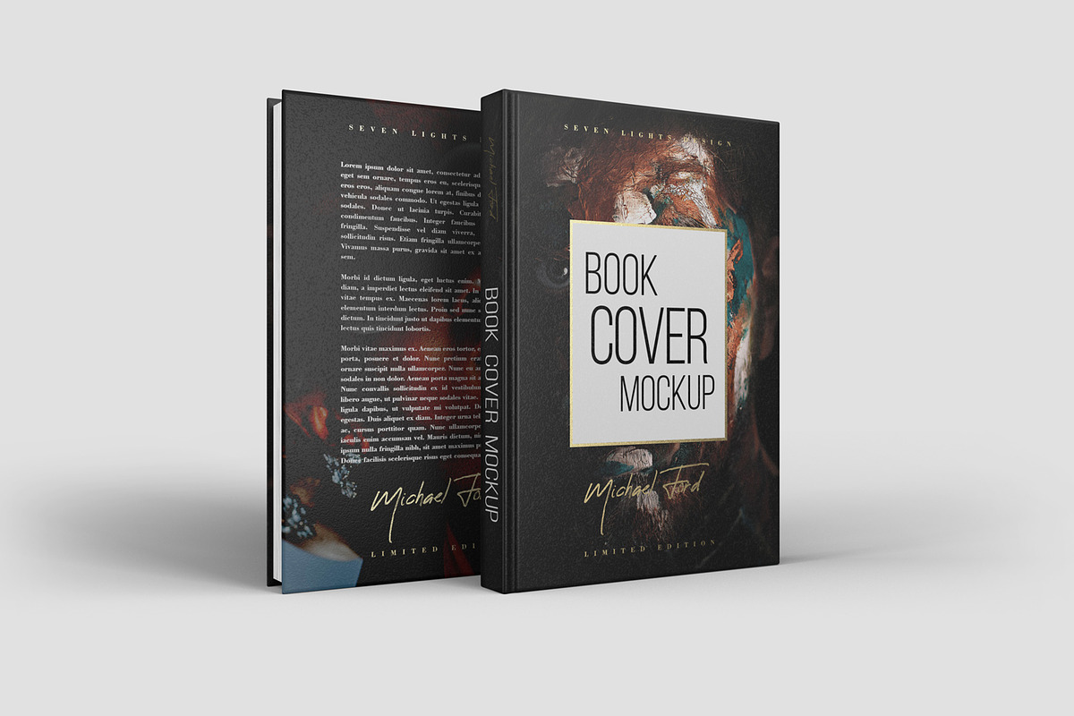 Book Cover Mockup Set, a Books & Magazine Mockup by Seven Lights (Photo 8 of 12)