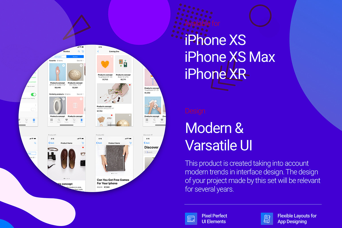 Prototype 86 Template UX/UI Kit, an UI Kit Template by App for Mobile & Website (Photo 4 of 13)