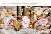 Christmas Card Mockup Bundle, a Product Mockup by Serenefeeling (Thumbnail 7 of 14)