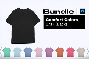 Comfort Colors Mockup Back Bundle