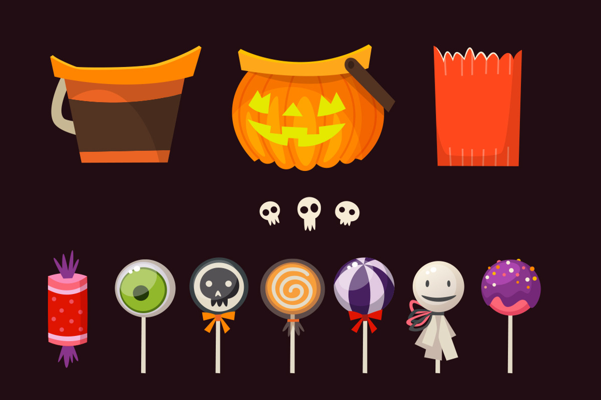 Loads of sweets for Halloween, an Illustration by Moonery's (Photo 6 of 7)