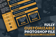 Videography Pricing Sheet Template, a Templates & Theme by Cornfield Studio (Thumbnail 3 of 3)