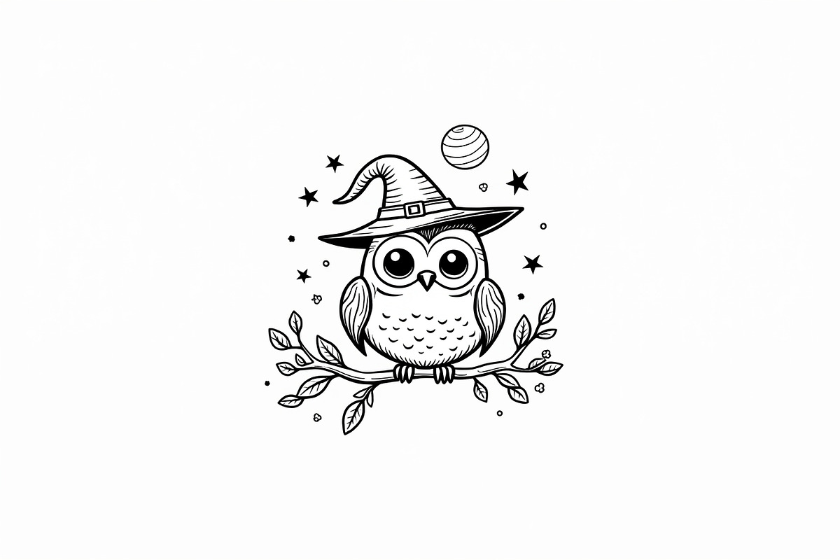 Halloween Illustration Coloring bund, an Illustration by Artivon (Photo 26 of 26)