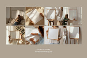 10 Frame Mockup with person 3, a Merchandise Mockup by ArtwithFrame (Thumbnail 12 of 14)