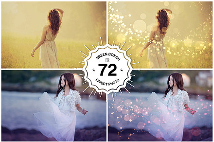 72 Bokeh Photoshop Overlays