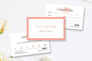 Hairstylist Loyalty / Reward Cards