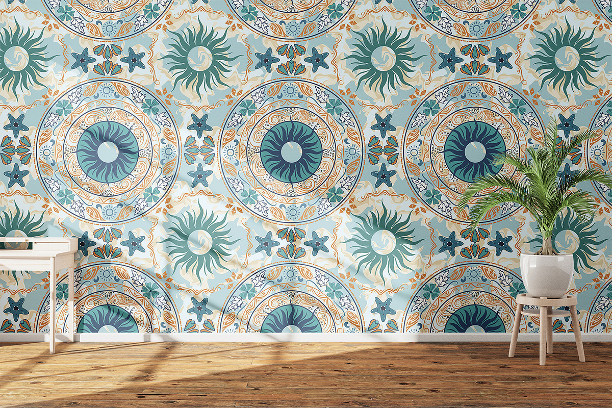 Beachy boho design, a Pattern Graphic by snadiacreations (Photo 3 of 3)
