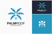 House Roof Palm Leaves Logo, a Branding & Logo Template by ika trisiana (Thumbnail 2 of 2)