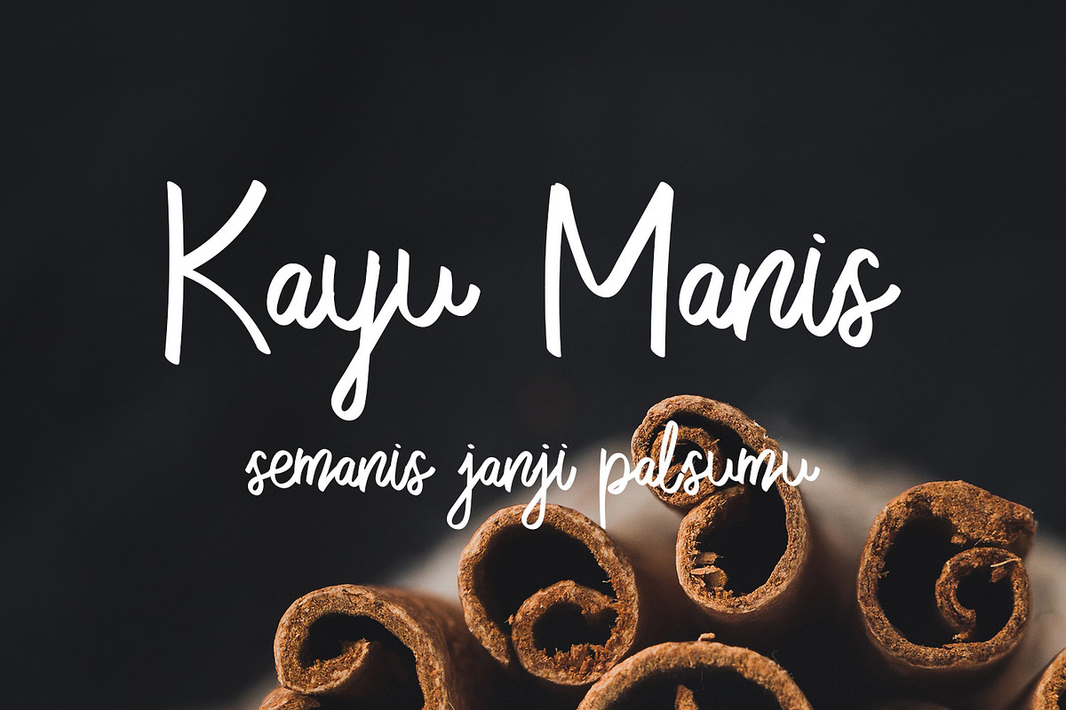 Cobain Aja - Script Font, a Script Font by NTC Graphic (Photo 4 of 6)