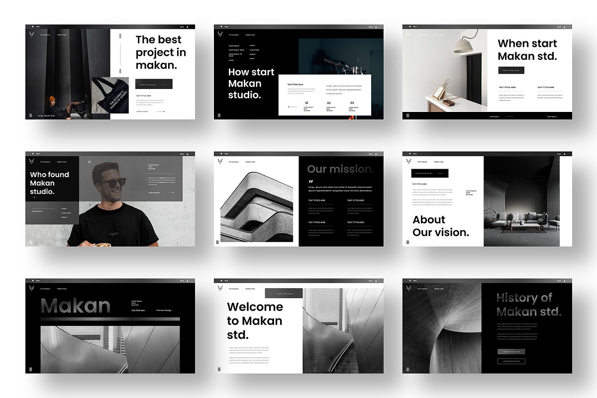 Makan – Business PowerPoint Template, a Presentation Template by Dens Creative Studio (Photo 2 of 6)