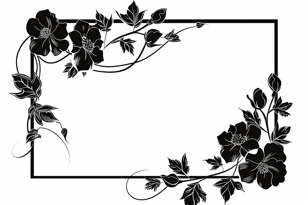 Decorative Floral Frame Set, an Illustration by jahid234 (Photo 2 of 9)
