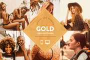 Gold Lightroom Presets, a Preset Add-On by artboard1 (Thumbnail 1 of 8)