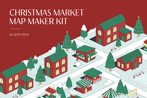 Christmas Market Map Maker Kit