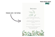 Green Foliage Wedding Invitation, a Card Template by SandraGraphicDesign (Thumbnail 3 of 8)