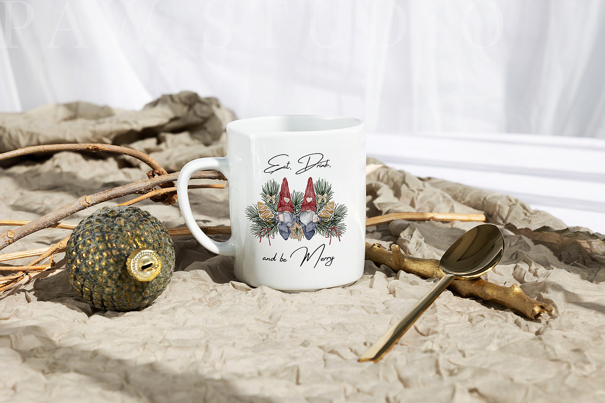 Xmas Mug Mockup Coffee Cup ch4, a Cups & Container Mockup by PawMockups (Photo 6 of 10)