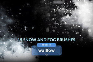 15 Snow And Fog Photoshop Brushes