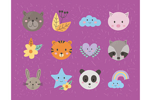 animals and items, an Animal Illustration by studiogstock