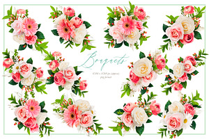 Everlasting Floral Clip Art