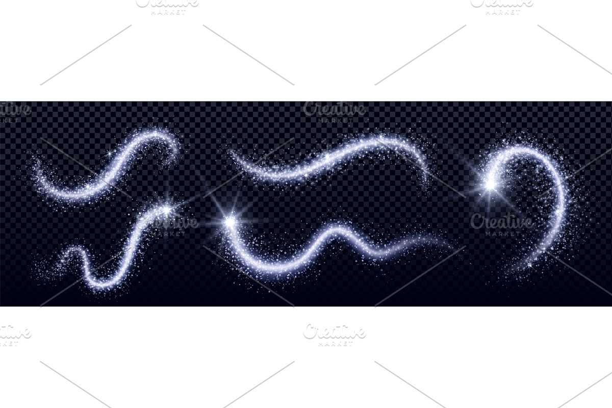 White magic dust with light effect, an Illustration by art PVP - market