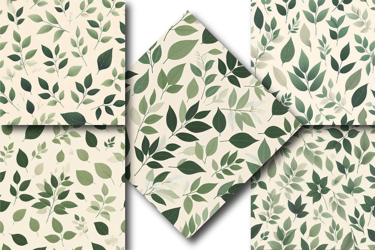 A Vibrant Pattern Of Green Seamless, an Illustration by DreamPrint404 (Photo 3 of 5)