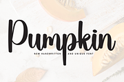 Pumpkin | Script Font, a Handwritten Font by Scratchones (Thumbnail 1 of 8)
