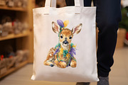 Quirky Mardi Gras Animals Sublimatio, an Illustration by Designworld (Thumbnail 3 of 8)