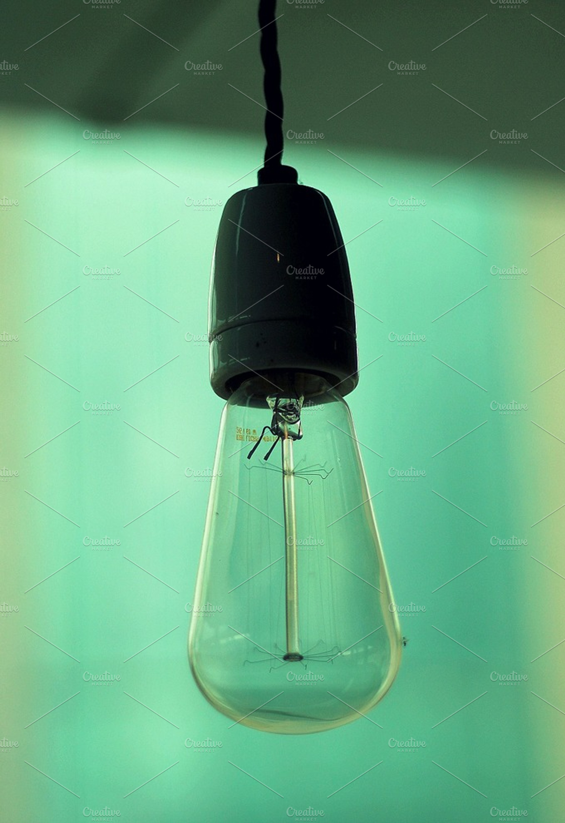 Light Bulb Blue, an Industrial Photo by PepPhelan