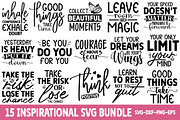 Positivity And Inspirational Bundle, a Graphic by Buysvgbundles (Thumbnail 1 of 8)