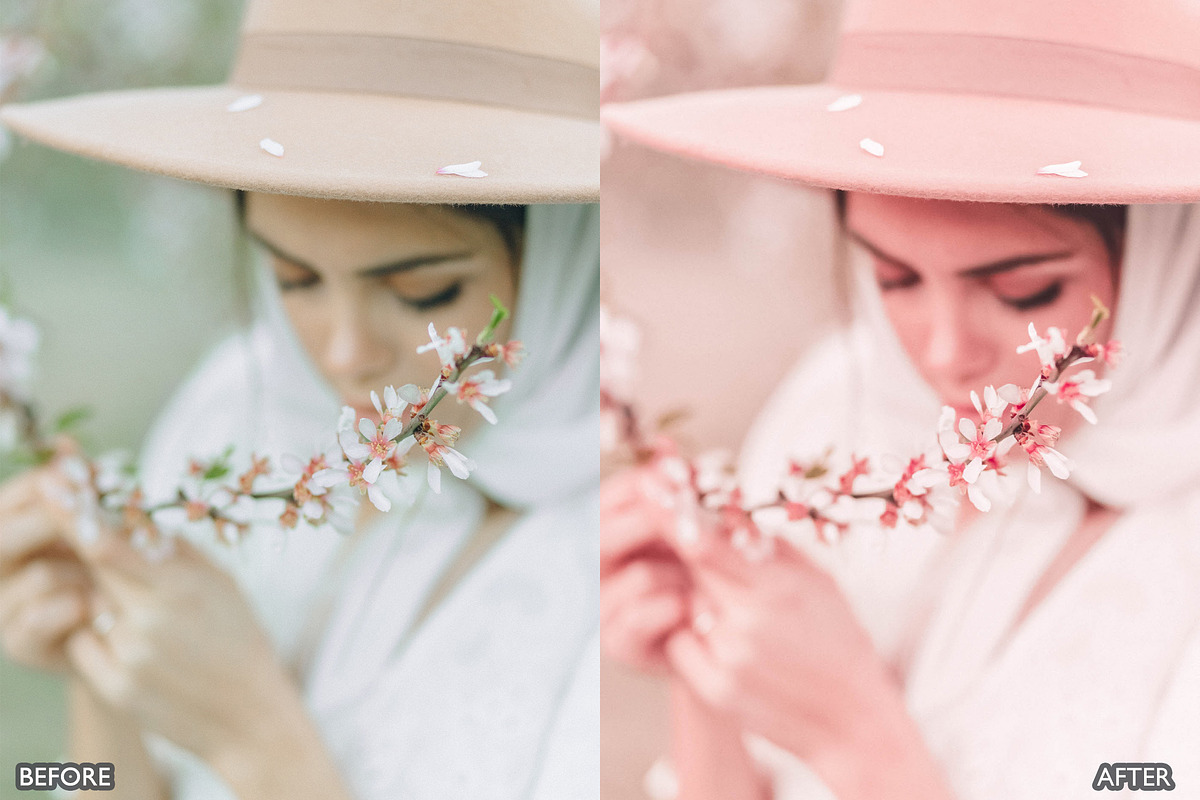 Sakura Rose Gold Lightroom Presets, a Preset Add-On by AAA Presets (Photo 6 of 23)
