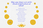 Yellow Otomi Oil Florals, a Texture Graphic by Minky Moo Creations (Thumbnail 18 of 18)