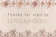 Love&Rose botany vintage watercolor, a Decorative Illustration by EL_SUHOVA (Thumbnail 13 of 13)