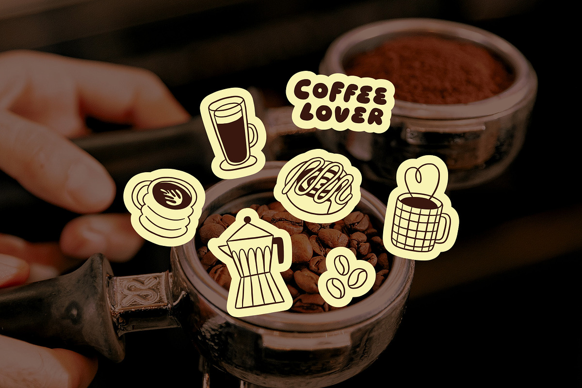 Coffee Lover Illustration Pack, a Food Illustration by Carole Chevalier (Photo 6 of 10)