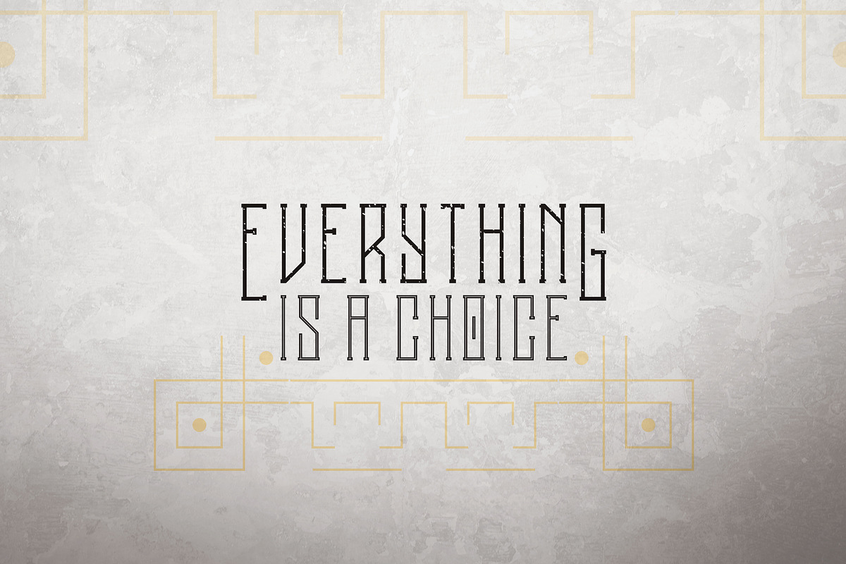 Melancholy Display Typeface + Extra preview 7
