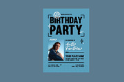 Creative Minimal Birthday Invitation, a Card Template by Neermana (Thumbnail 4 of 4)