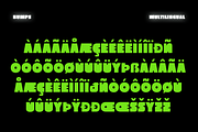 Bumps – Space Poster Display Font, a Sans Serif Font by Drizy (Thumbnail 4 of 8)