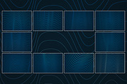 Turbulent Gradient Line Backgrounds, a Background Graphic by Partikusi Design (Thumbnail 3 of 3)