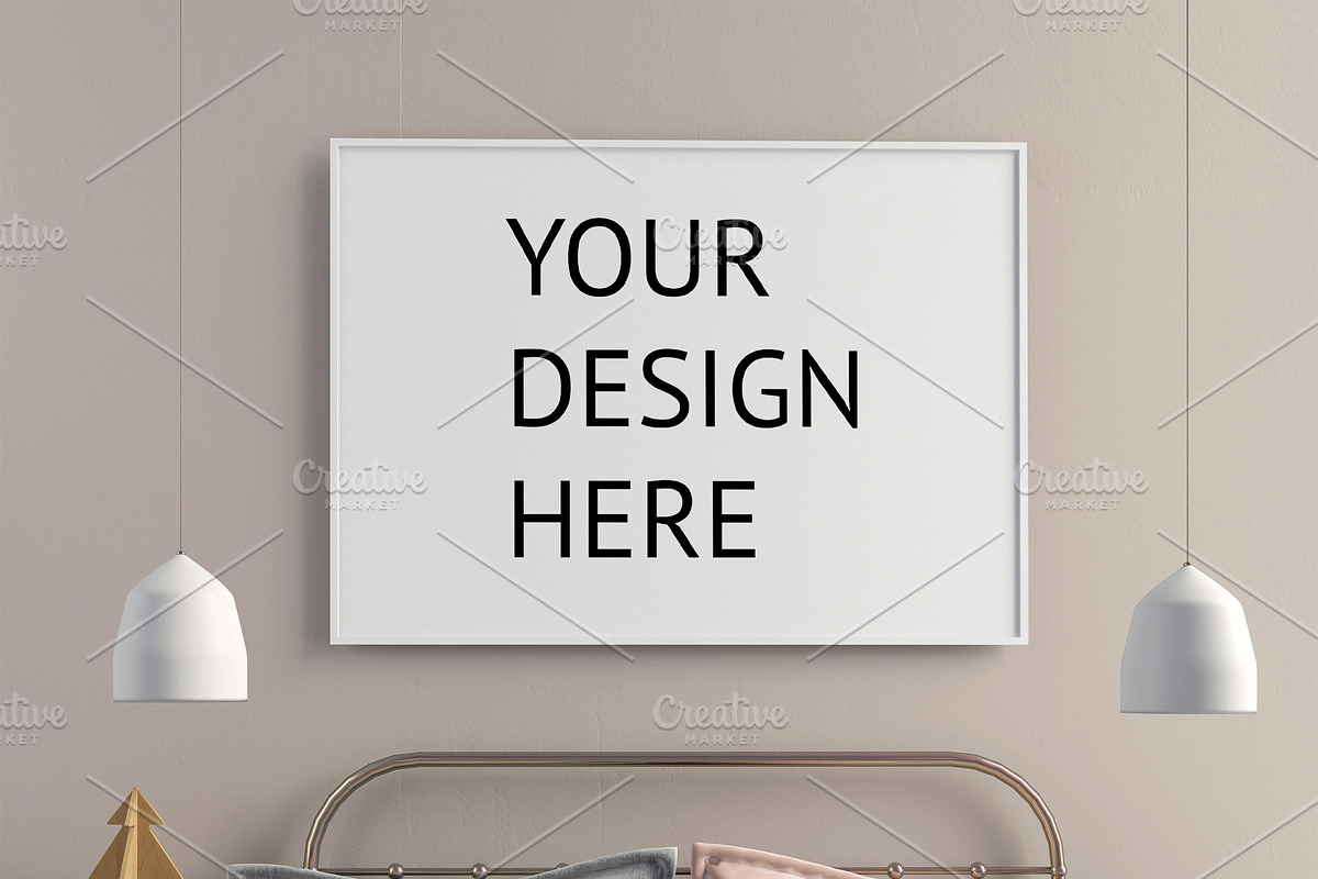 15 bedroom poster mock up, a Household Mockup by ChromiumHeart (Photo 4 of 17)