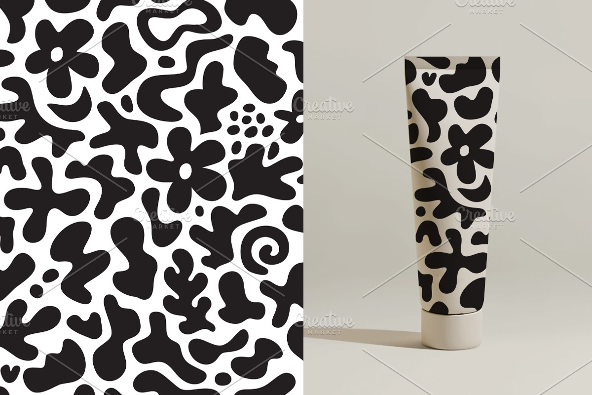 Playful Organic Shapes, a Pattern Graphic by PenguinHouse (Photo 4 of 7)